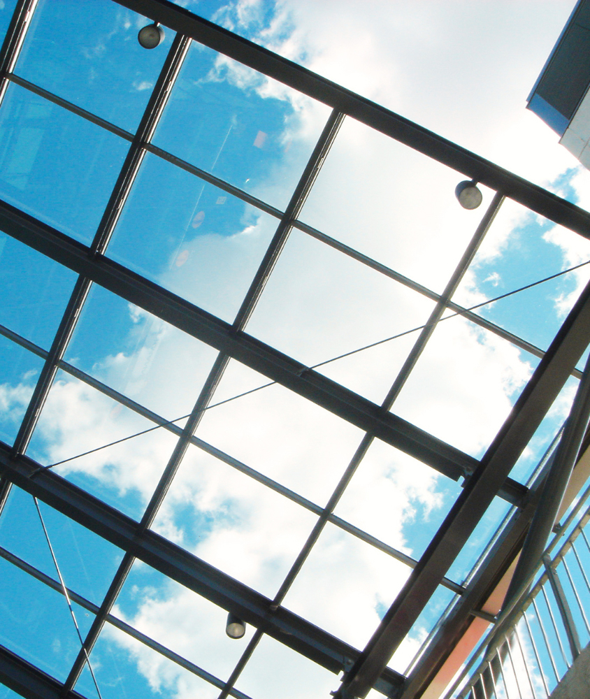 teto de vidro em Campos dos Goytacazes